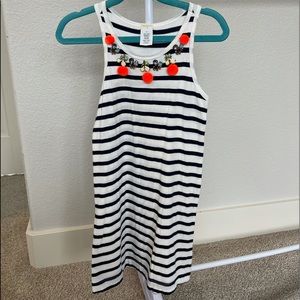 Embellished neckline Crewcuts tank dress, size 6